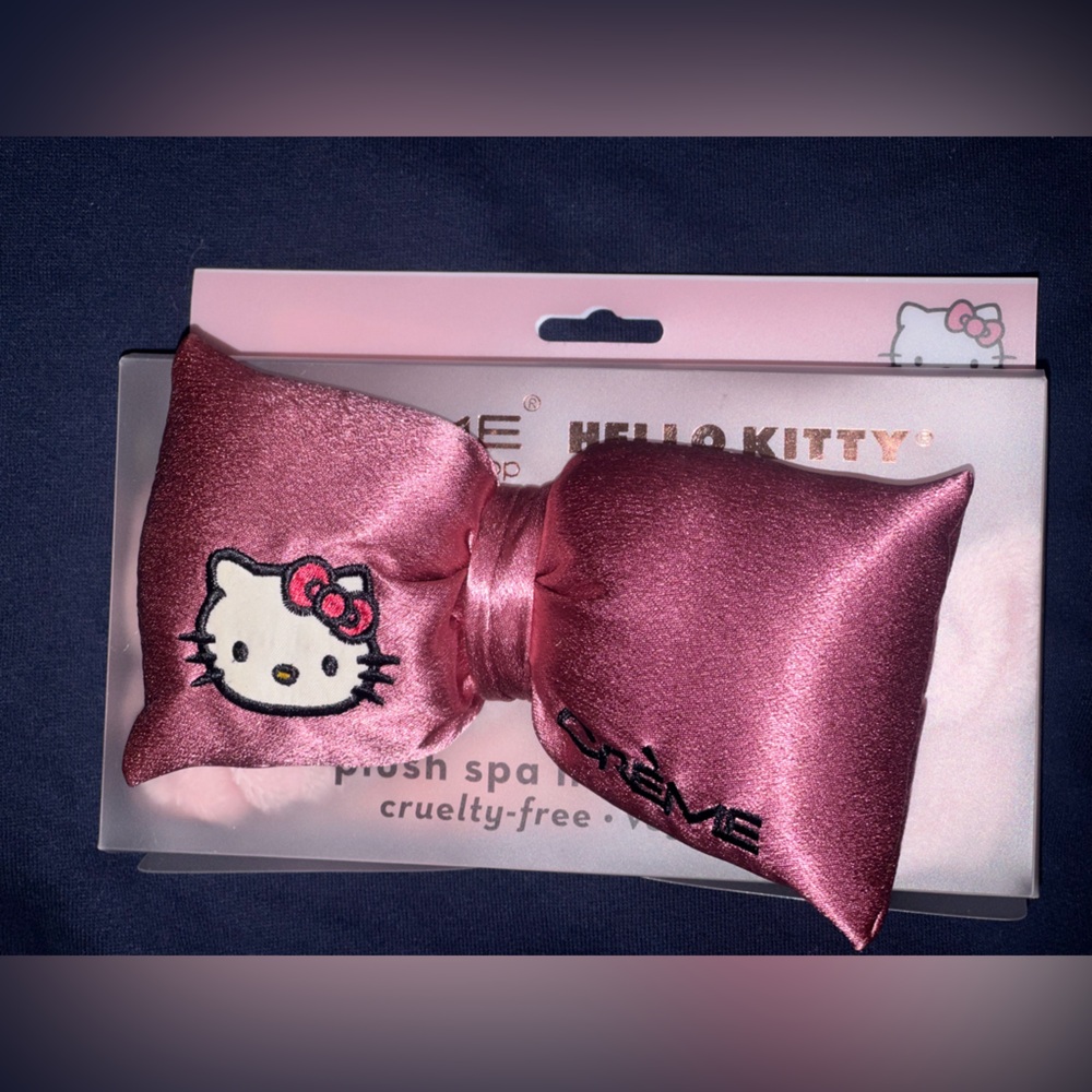Plush spa headband hello kitty